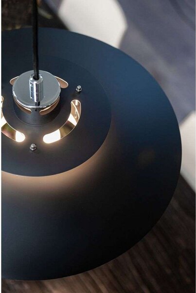 Lampada a sospensione Halo Design, Nero, Soggiorno, Metallo