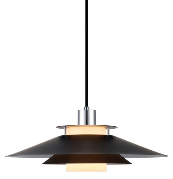 Lampada a sospensione Halo Design, Nero, Sala da pranzo, Metallo