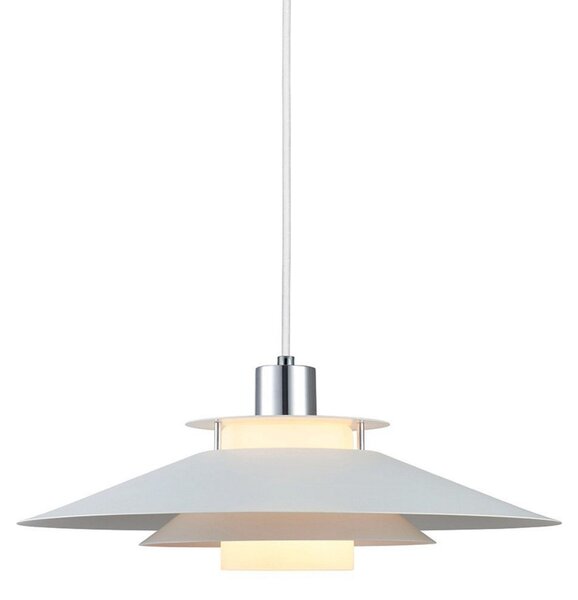 Lampada a sospensione Halo Design, Bianco, Sala da pranzo, Metallo