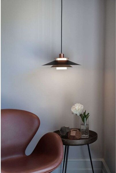 Lampada a sospensione Halo Design, Nero, Sala da pranzo, Metallo