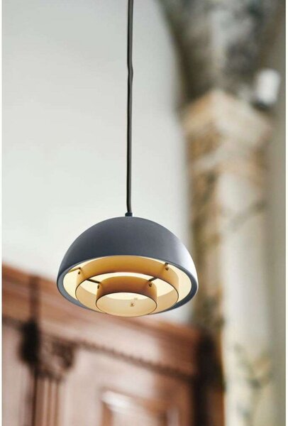 Lampada a sospensione Warm Nordic, Milieu Colour Mini, dimmerabile, Grigio, Soggiorno, Metallo, Scandinavo