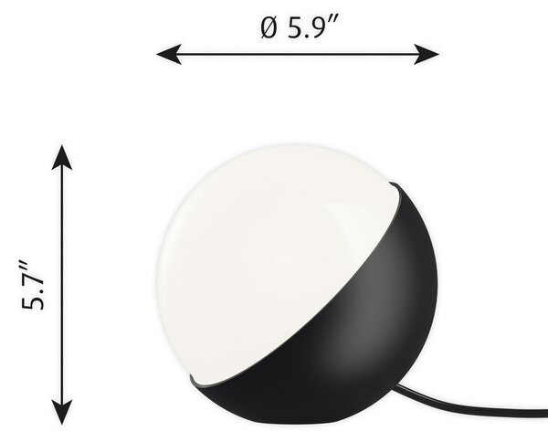 Lampade da tavolo Louis Poulsen, VL Studio, Nero, Soggiorno, Metallo, Design