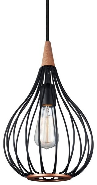 Lampada a sospensione Halo Design, Nero, Sala da pranzo, Metallo