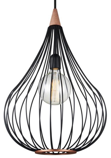 Lampada a sospensione Halo Design, Nero, Soggiorno, Metallo