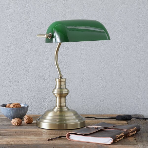 Lampade da tavolo Markslöjd, Bankers, Bronzo / Ottone anticato, Soggiorno, Metallo, Antico