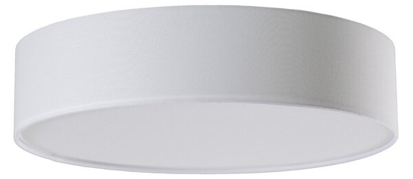 Plafoniera Lindby, Sebatin, dimmerabile, Bianco, Camera da letto, Tessuto / Tessile, Scandinavo