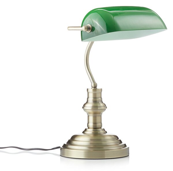 Lampade da tavolo Markslöjd, Bankers, Bronzo / Ottone anticato, Soggiorno, Metallo, Antico