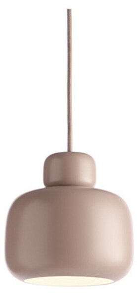 Lampada a sospensione Woud, Stone, dimmerabile, Rosa / Rosé, Cucina, Metallo, Design