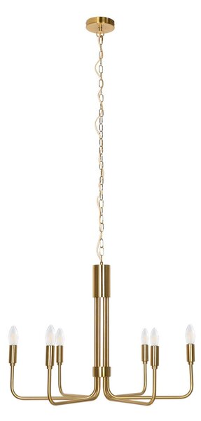 Lampadari Lindby, Elanova, dimmerabile, Dorato / Ottone, Soggiorno, Metallo, Antico