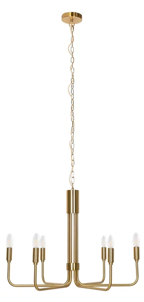 Lampadari Lindby, Elanova, dimmerabile, Dorato / Ottone, Soggiorno, Metallo, Antico