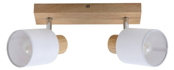 Plafoniera Lindby, Wanessa, dimmerabile, Legno, Soggiorno, Legno, Moderno