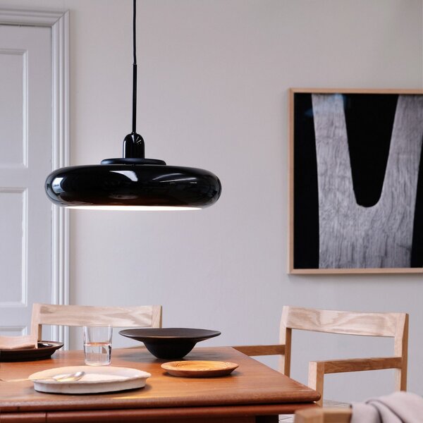 Lampada a sospensione Dyberg Larsen, Planet, dimmerabile, Nero, Soggiorno, Metallo, Design