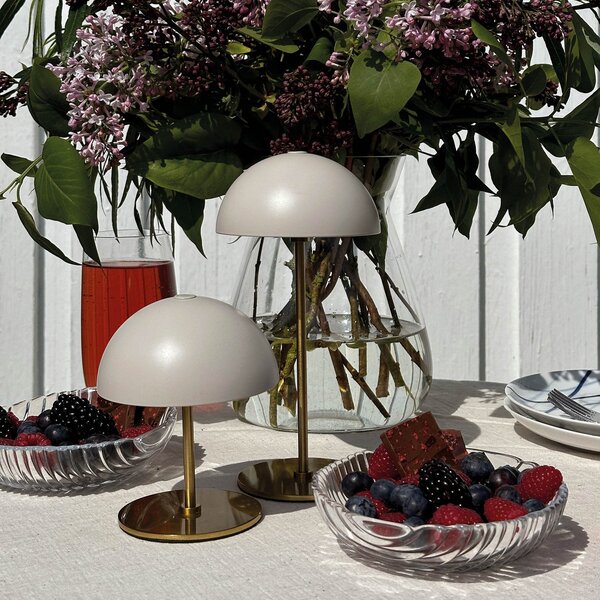 Lampade da tavolo Dyberg Larsen, Along, dimmerabile, Beige, Soggiorno, Metallo, Scandinavo