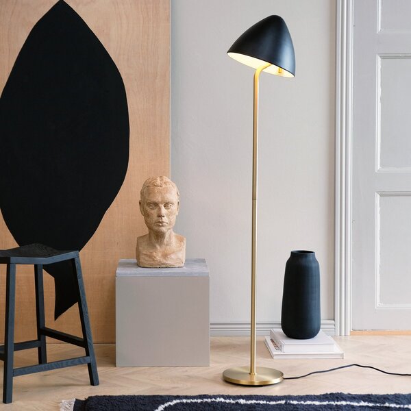 Lampada da terra Dyberg Larsen, Oulu, Nero, Soggiorno, Metallo, Design