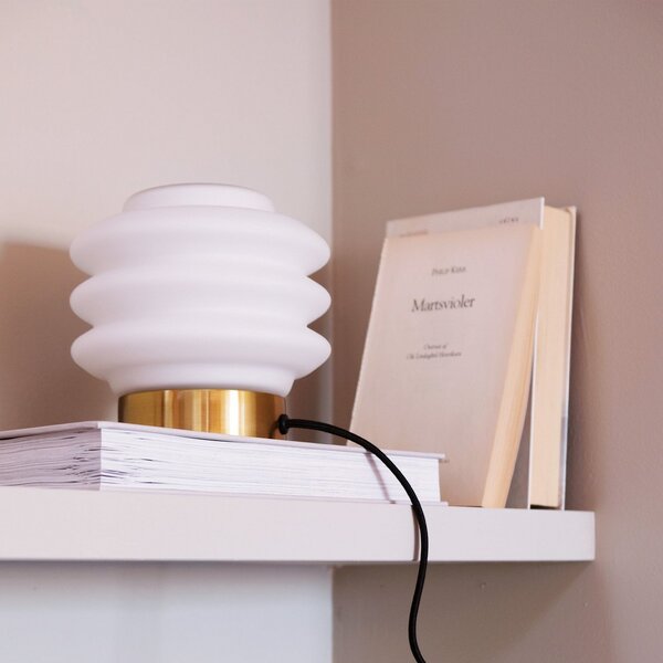 Lampade da tavolo Dyberg Larsen, Diva, Metallizzato, Soggiorno, Vetro, Scandinavo