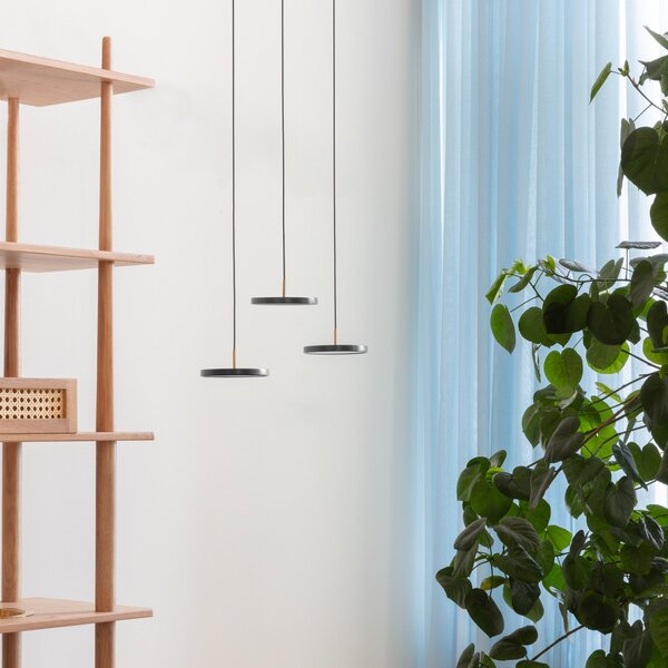 Lampada a sospensione UMAGE, Asteria Micro V2, dimmerabile, Nero, Soggiorno, Metallo, Scandinavo