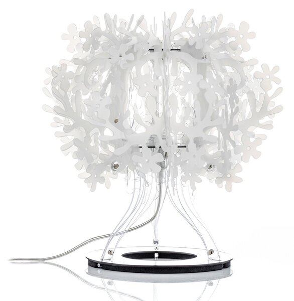 Lampade da tavolo Slamp, FIORELLA, Bianco, Soggiorno, Plastica, Design