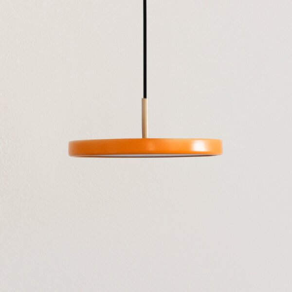 Lampada a sospensione UMAGE, Asteria Micro V2, dimmerabile, Arancione, Soggiorno, Metallo, Scandinavo