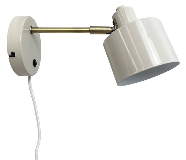 Applique da parete Dyberg Larsen, Ocean, Beige, Soggiorno, Metallo, Design