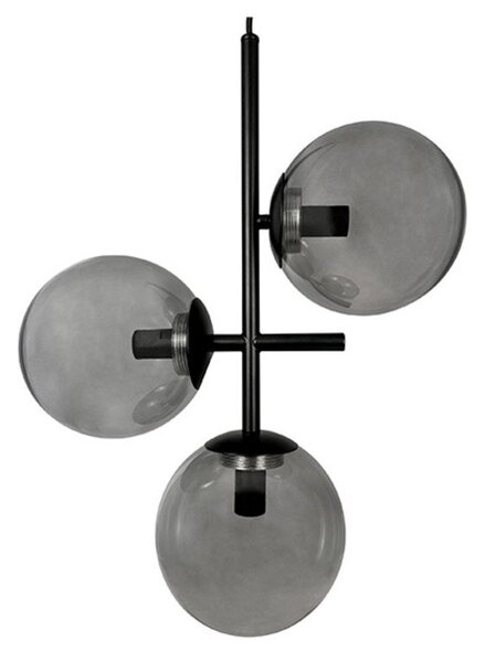 Lampada a sospensione Dyberg Larsen, Como, dimmerabile, Nero, Soggiorno, Metallo, Moderno