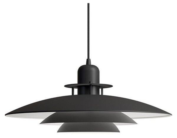 Lampada a sospensione Belid, dimmerabile, Nero, Sala da pranzo, Metallo