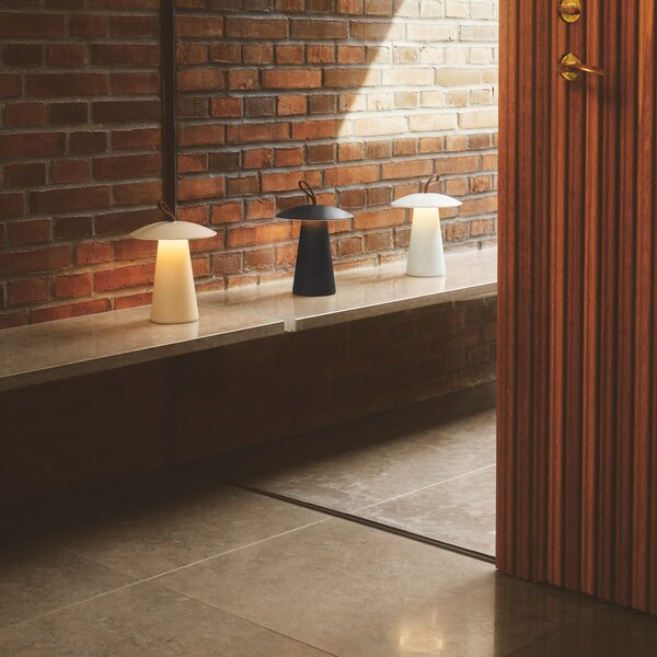 Lampade da esterno Nordlux, Ara To-Go, dimmerabile, Bianco, Balcone, Alluminio