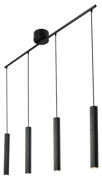 Lampada a sospensione Nordlux, Vico, dimmerabile, Nero, Sala da pranzo, Alluminio