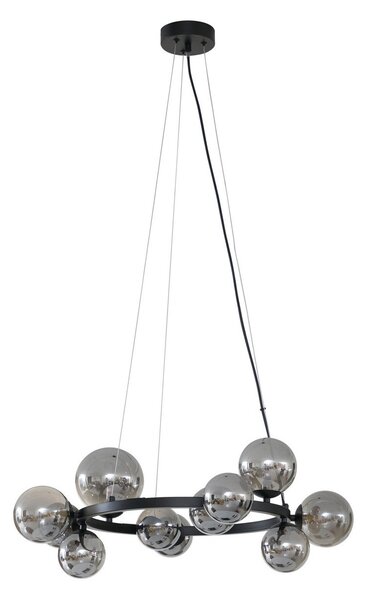 Lampada a sospensione Lucande, Naelen, dimmerabile, Grigio, Cucina, Metallo, Moderno