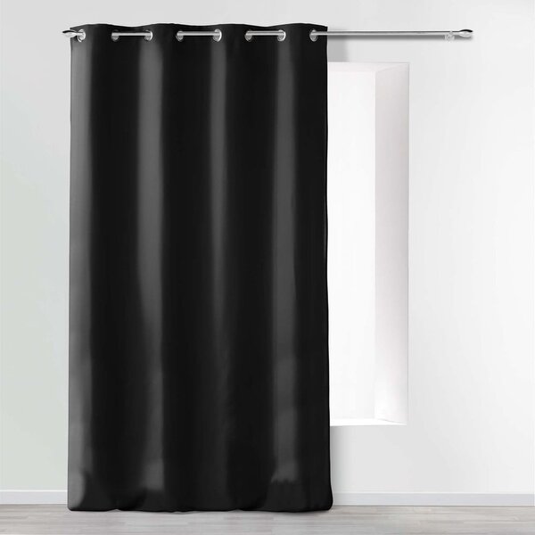Tenda in microfibra nera 140x280 cm Absolu - douceur d'intérieur