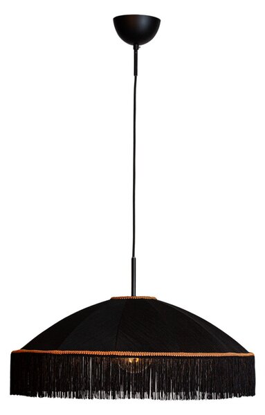 Lampada a sospensione By Rydéns, Francis, dimmerabile, Nero, Soggiorno, Tessuto / Tessile