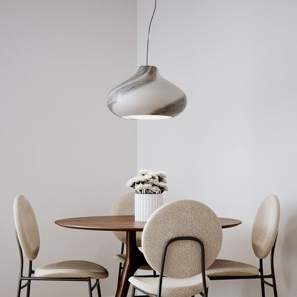 Lampada a sospensione By Rydéns, Mira, dimmerabile, Bianco, Soggiorno, Vetro