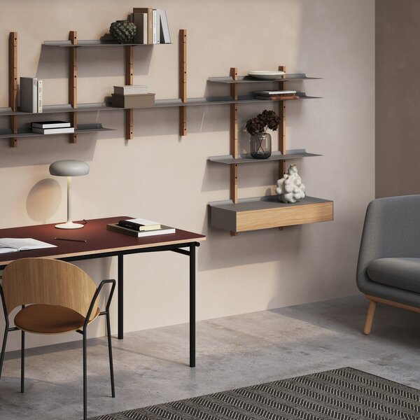 Lampade da tavolo PLEASE WAIT to be SEATED, Emendo, dimmerabile, Grigio, Soggiorno, Alluminio, Moderno