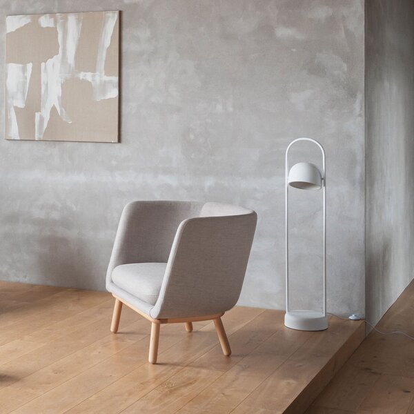 Lampada da terra PLEASE WAIT to be SEATED, Quay, Bianco, Soggiorno, Metallo, Moderno