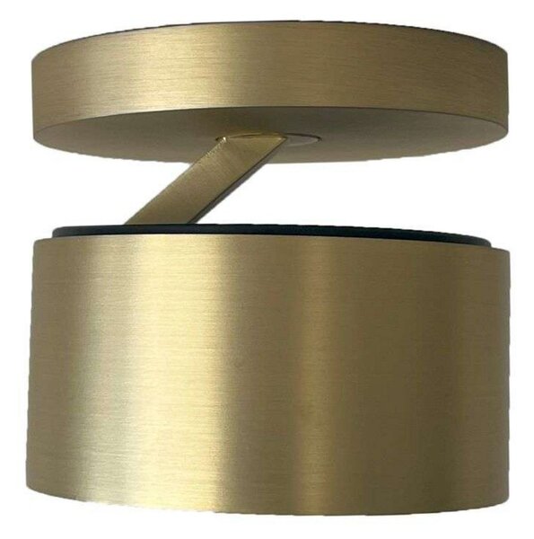 Plafoniera ANTIDARK, dimmerabile, Dorato / Ottone, Soggiorno, Alluminio