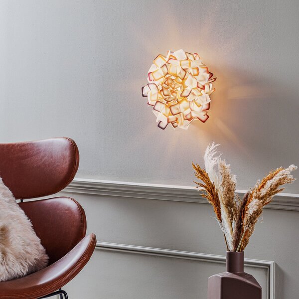 Plafoniera Slamp, Clizia, dimmerabile, Bianco, Soggiorno, Plastica, Design