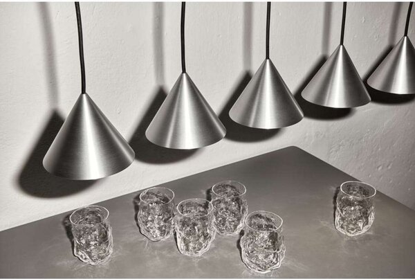 Lampada a sospensione Pholc, Apollo Zero, dimmerabile, Metallizzato, Soggiorno, Alluminio, Design