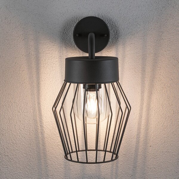 Lampade da esterno Paulmann, Lanka, dimmerabile, Nero, Metallo
