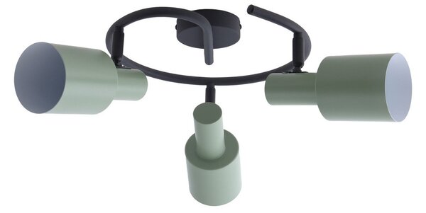 Plafoniera Lindby, Ovelia, dimmerabile, Verde, Soggiorno, Metallo, Moderno