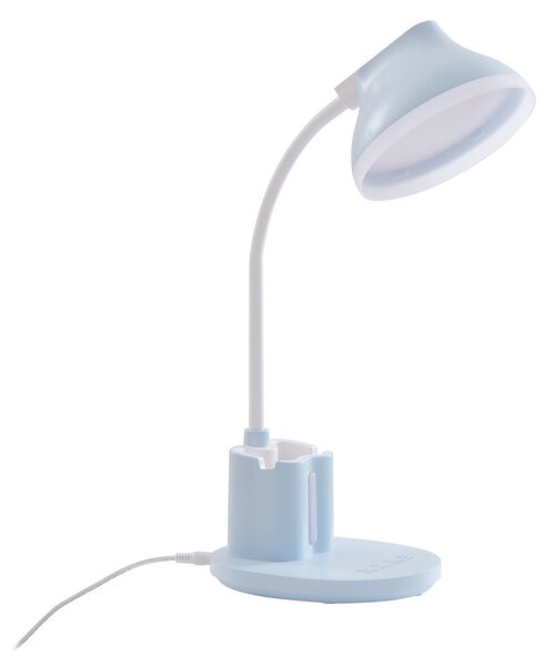 Lampade da tavolo Lindby, Zephyra, dimmerabile, Blu, Studio / Ufficio, Plastica, Moderno