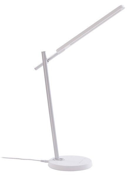 Lampade da tavolo Lindby, Valtorin, dimmerabile, Bianco, Studio / Ufficio, Plastica, Moderno