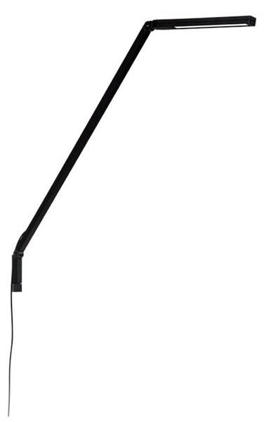 Applique da parete Nemo Lighting, dimmerabile, Nero, Studio / Ufficio, Alluminio