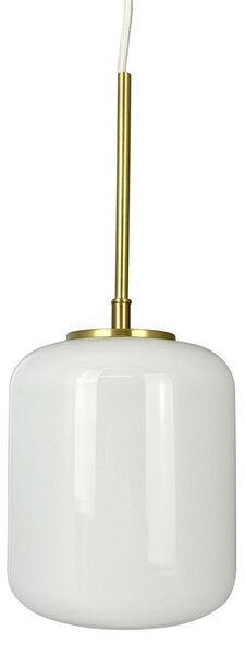 Lampada a sospensione Dyberg Larsen, Silvia, dimmerabile, Bianco, Soggiorno, Vetro, Design