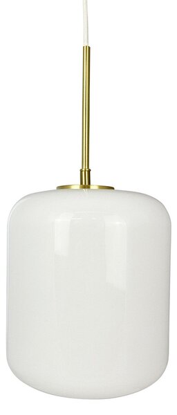 Lampada a sospensione Dyberg Larsen, Silvia, dimmerabile, Bianco, Soggiorno, Vetro, Design