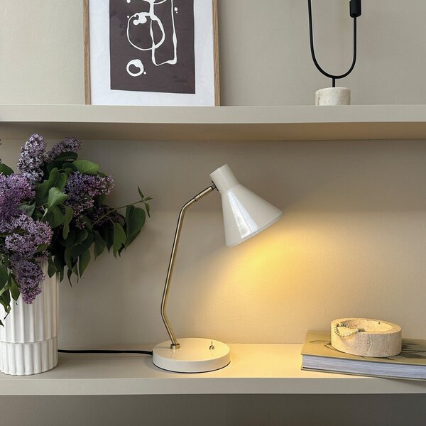 Lampade da tavolo Dyberg Larsen, Sleep, Bianco, Soggiorno, Metallo, Design