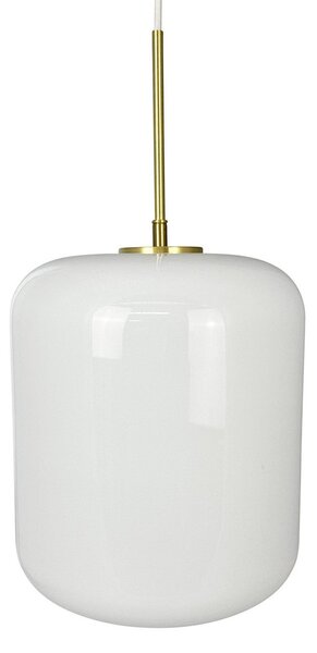 Lampada a sospensione Dyberg Larsen, Silvia, dimmerabile, Bianco, Soggiorno, Vetro, Design
