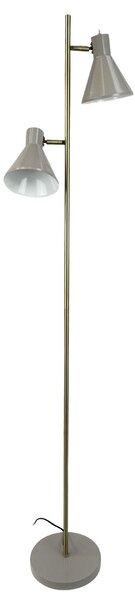 Lampada da terra Dyberg Larsen, Sleep, Grigio, Soggiorno, Metallo, Design