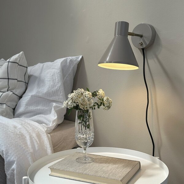 Applique da parete Dyberg Larsen, Sleep, Grigio, Soggiorno, Metallo, Design