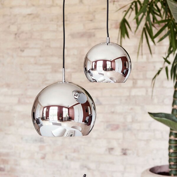 Lampada a sospensione FRANDSEN, Ball, dimmerabile, Metallizzato, Soggiorno, Metallo, Design