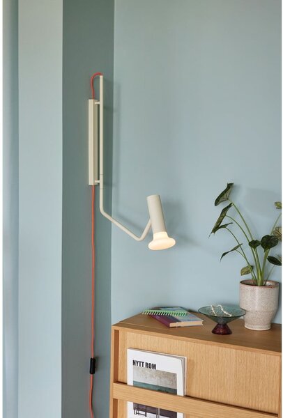 Lampada da parete beige Wally - Hübsch