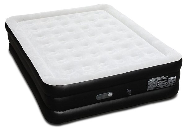 Materasso gonfiabile Vigevee Premium 200x152x46 cm, materasso autogonfiabile con pompa, letto per ospiti, lettino da viaggio, letto di emergenza, letto da campeggio